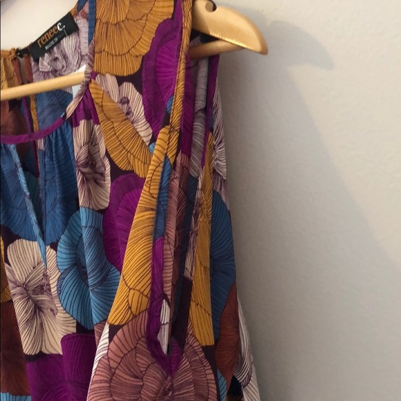 Renee C floral dress size XL NWT - Picture 4 of 6